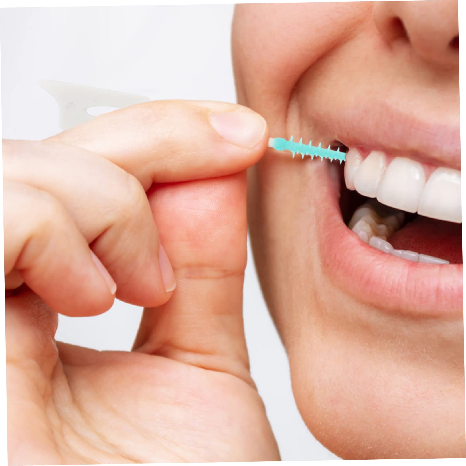 FOMIYES Portatile 400 Pz Spazzolino Gengivale Spazzolino Per Per Apparecchi Ortodontici Strumento Di Pulizia Detersivo Elasticità Scegli i Denti Tpe Strumenti Flessibili