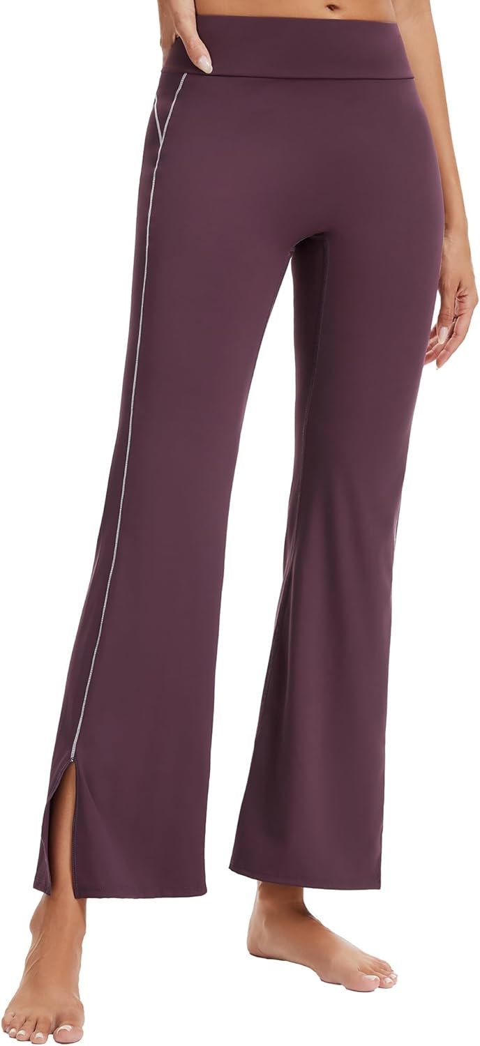 VME High Waisted Yoga Pants with Pockets - Tummy Control Workout Running Yoga Legging for Women - Image 4