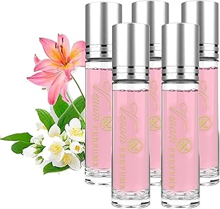 Vulani Perfume, Vulani Pheromone Perfume, Vulani Perfume Oil, Vulani Pheromone Attraction Perfume for Women, Roll-On Perfume, Pheromonie Attraction Perfume, Enhanced Scents (5PCS)