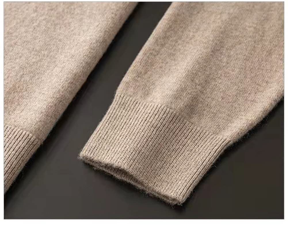 Maglione dolcevita da uomo Autunno Inverno Roll Neck Warmer per gli uomini Maglione lavorato a maglia solido Mantieni caldo Maglione maschile
