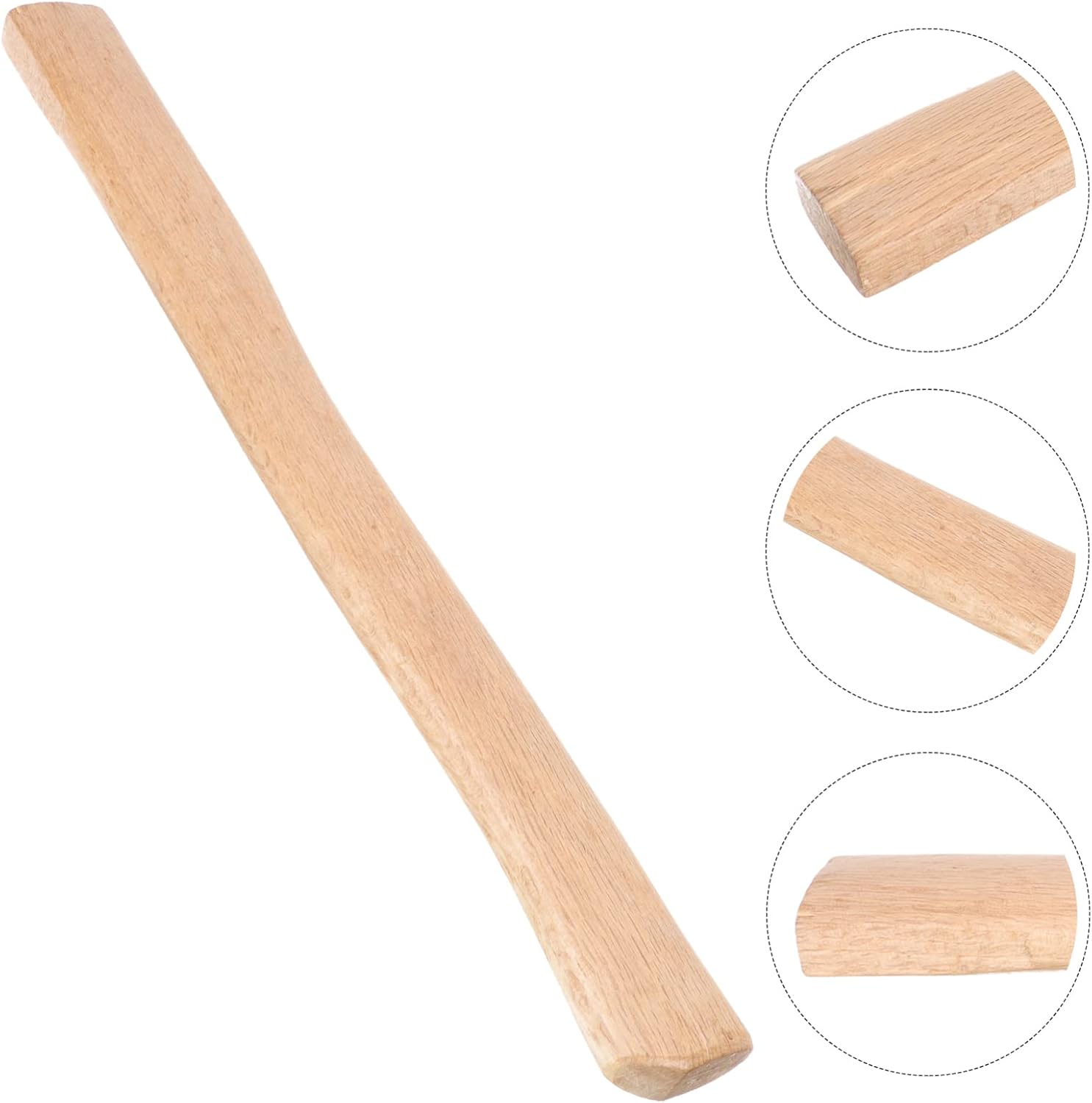Mobestech Wooden Axe Handle Replacement 19.5 Inch Hatchet Handle Grip for Outdoor Camping Firewood Cutting Durable and Easy Installation