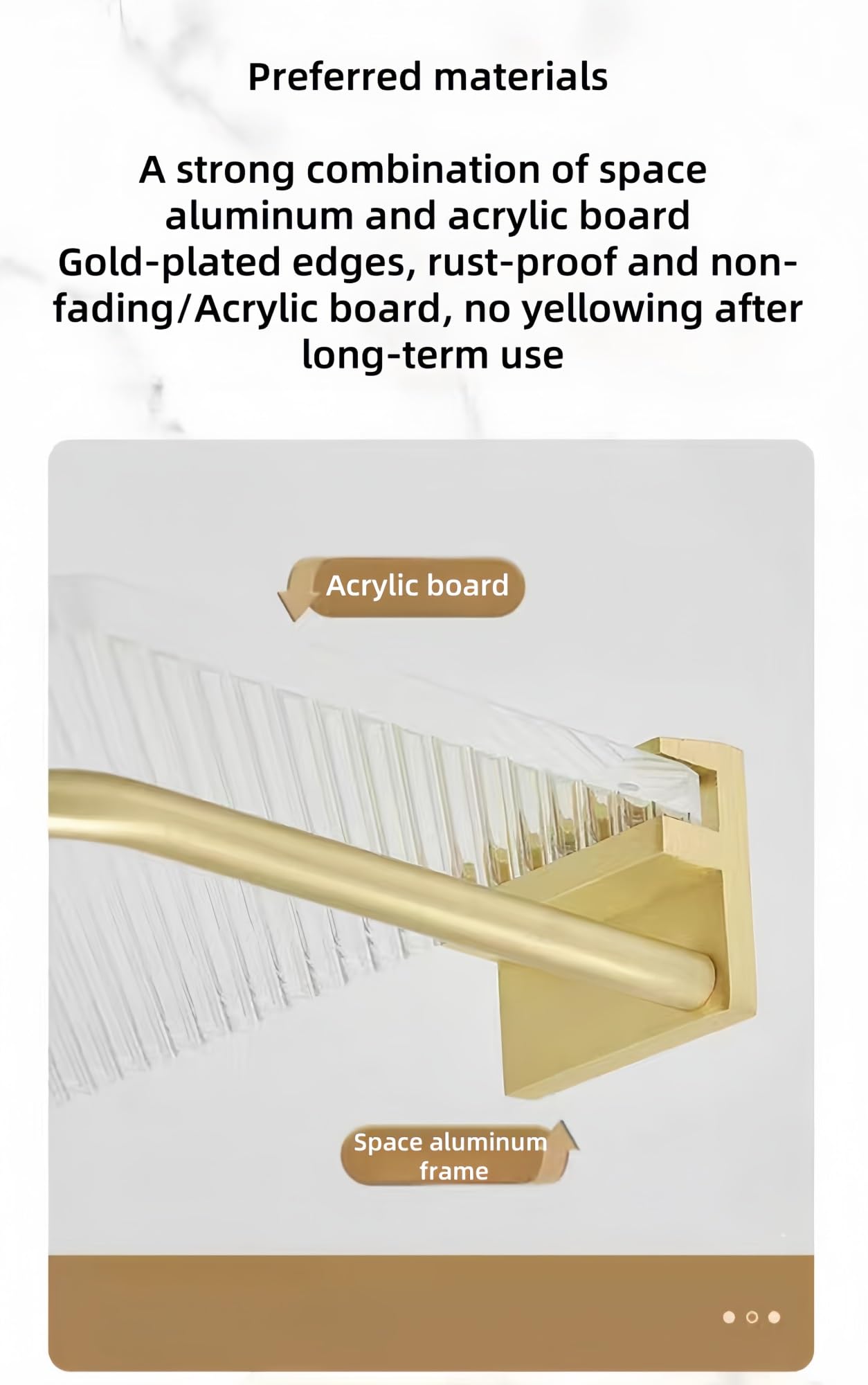Organizador de ducha esquinero impermeable – Estantes nizer montados en la pared para tocador de ducha y cocina – Estante esquinero de 2 niveles solución de almacenamiento que ahorra espacio (blanco)