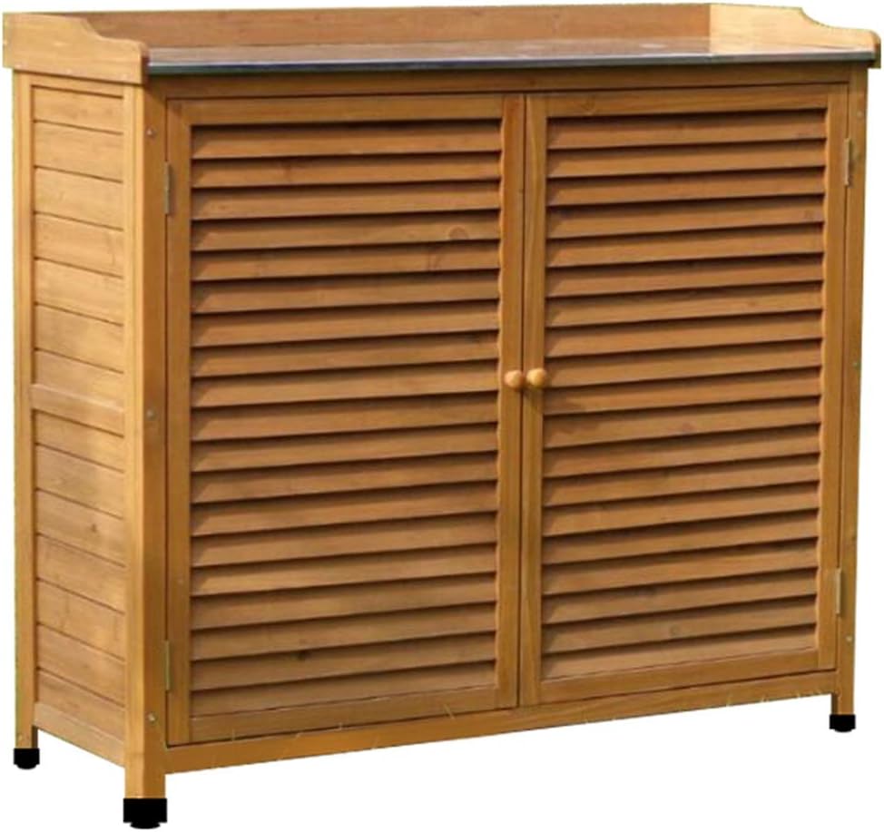 YCDJCS Placards et coffres de Rangement Jardin Armoires ménages MultiCouches en Bois de Grande