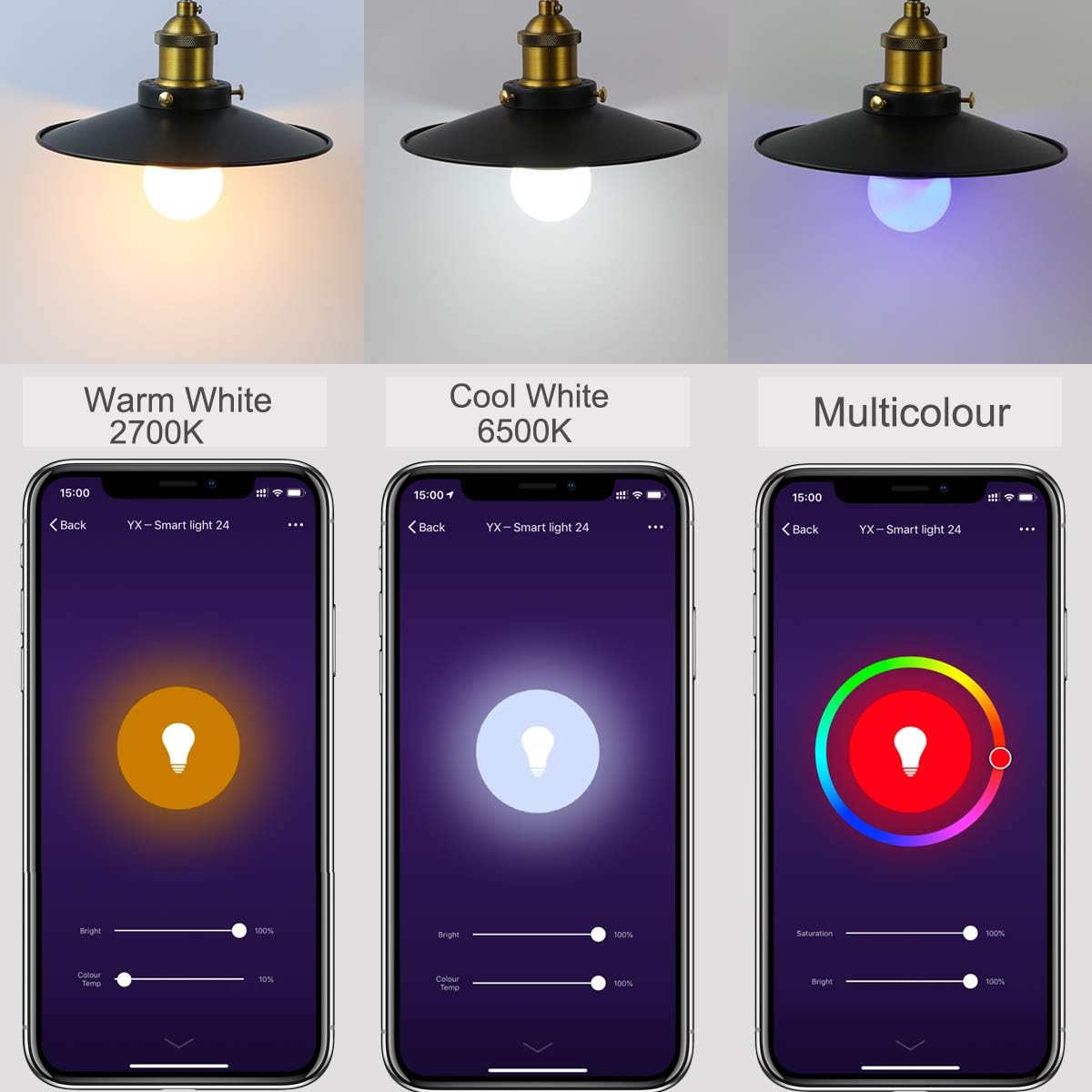 🛒 Flash Sale WiFi Smart Light Bulbs, Compatible with Amazon Alexa, Echo and Google Assistant, ENSHINE A19 60W Equivalent E26 RGB Color Changing LED Bulb, Tunable White 2700K-6500K, No Hub Required (1 Pack) Up To 50% OFF WiFi Smart Light Bulbs, Compatible with Amazon Alexa, Echo and Google Assistant, ENSHINE A19 60W Equivalent E26 RGB Color Changing LED Bulb, Tunable White 2700K-6500K, No Hub Required (1 Pack)