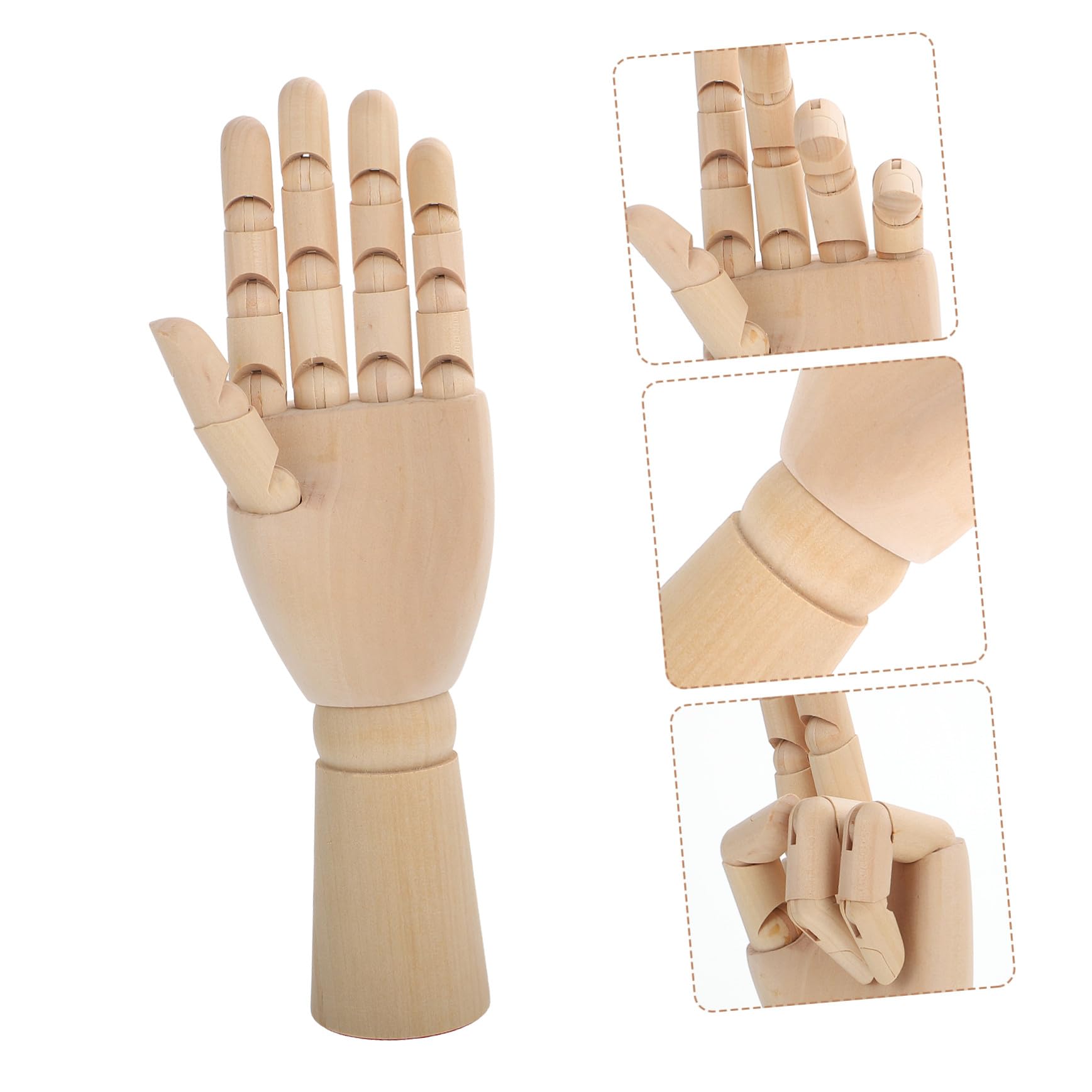 Bewegliches Handmodell mit Flexiblen Fingergelenken für Kunstwerke und Schreibtischdekoration Vielseitig Formbar