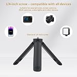 UTEBIT Extendable Mini Camera Tripod 2-Level Height Adjustable Universal Small Table Tripod with 1/4 Inch Screw Lightweight Foldable Compact Tabletop Stand for Video Photography Live Streaming