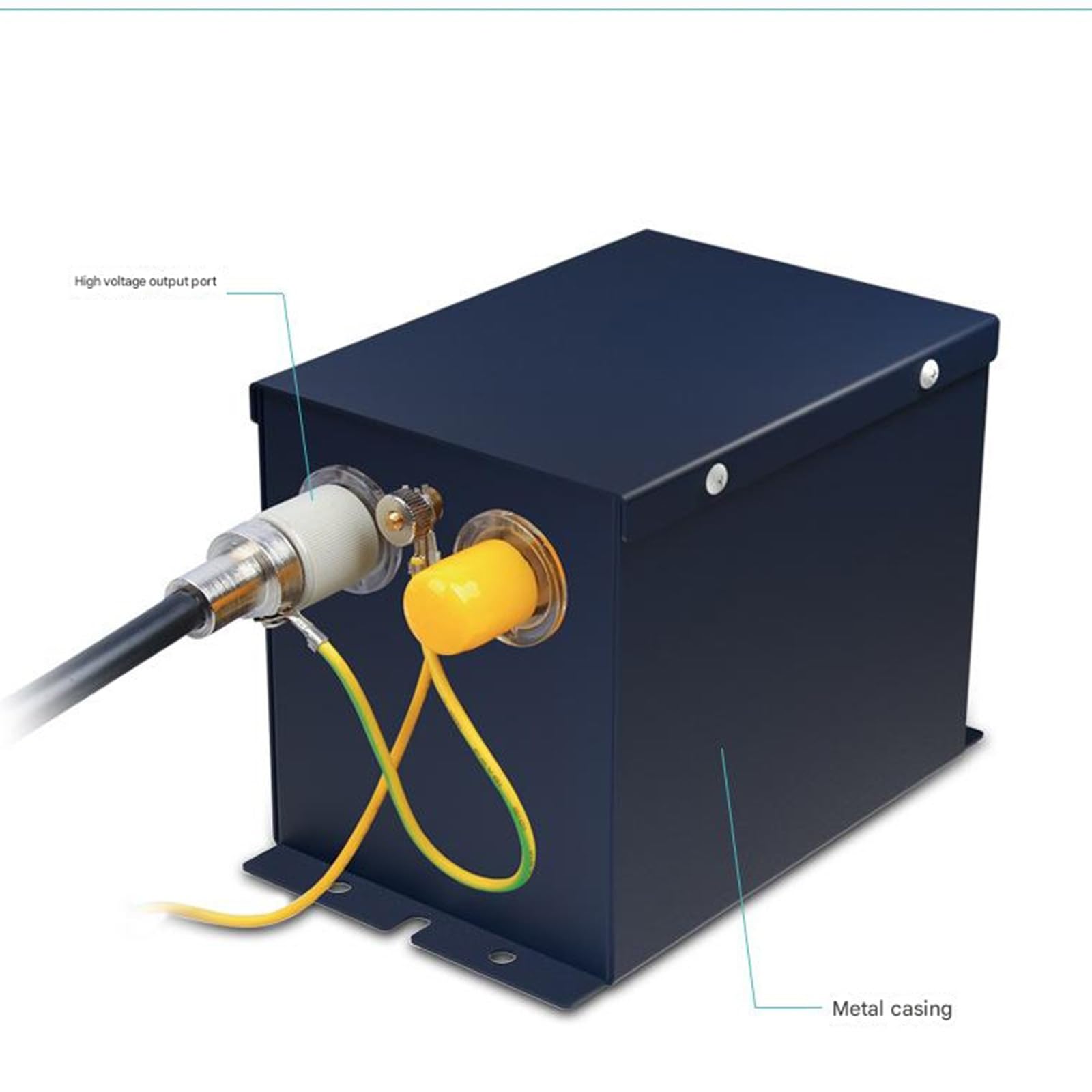 Generador de viento iónico, neutraliza rápidamente la electricidad estática, gran volumen de aire y amplia cobertura, carcasa de metal de aleación de hierro