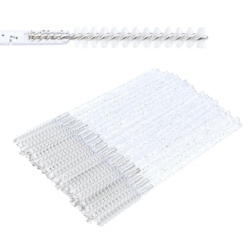 Miniatura 7 de 100 varitas de rímel de pestañas, desechables, aplicadores de maquillaje, carretes de cejas, carretes de cepillo para extensiones de pestañas,