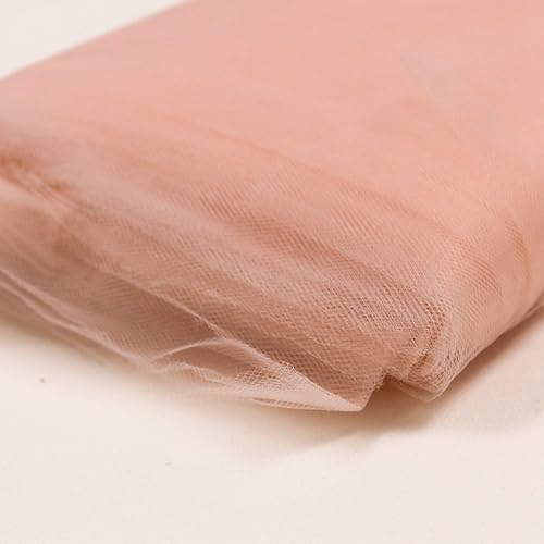 Blush B 54" - 40 yardas 100% poliéster tul perno tela