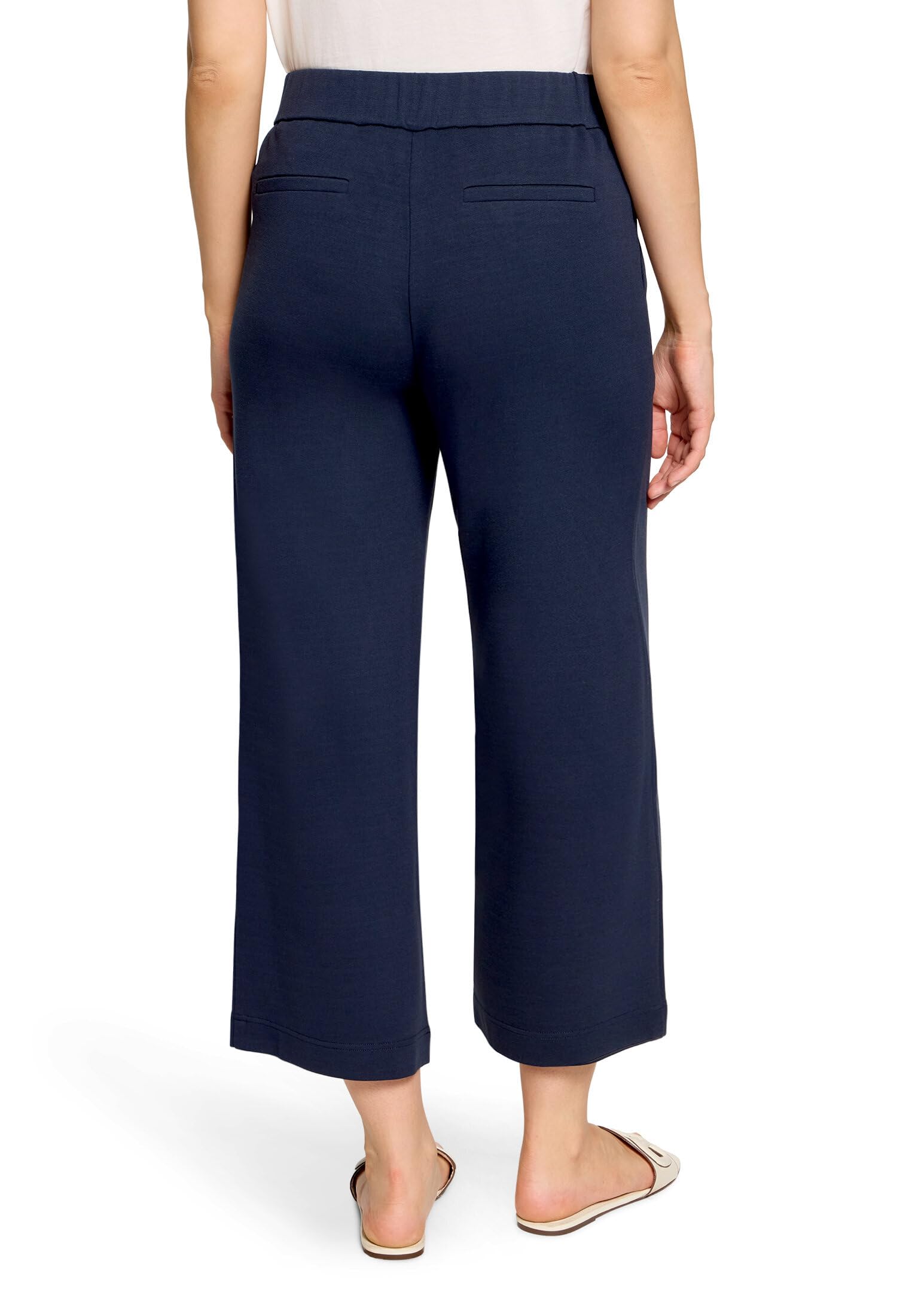 Betty & Co Damen Karo-Hose mit Bindegürtel