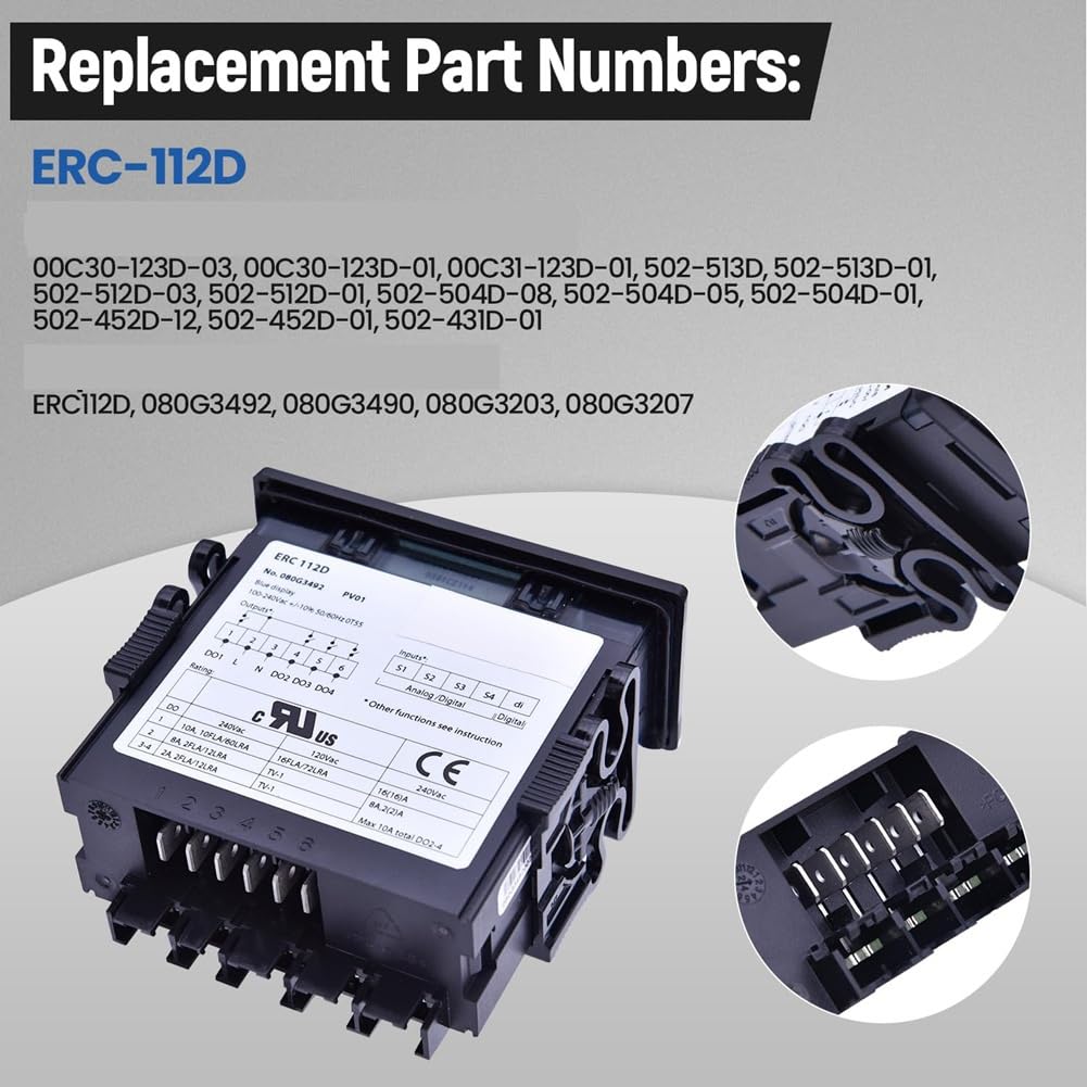 Zestaw kontrolerów temperatury Electronic Refrigation Controller z sondami z podwójnym czujnikiem 00C30-123D-03 080G3492