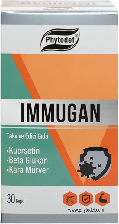 Phytodef Immugan + Quercetin + Beta Glucan + Black Elderberry - 30 Capsules