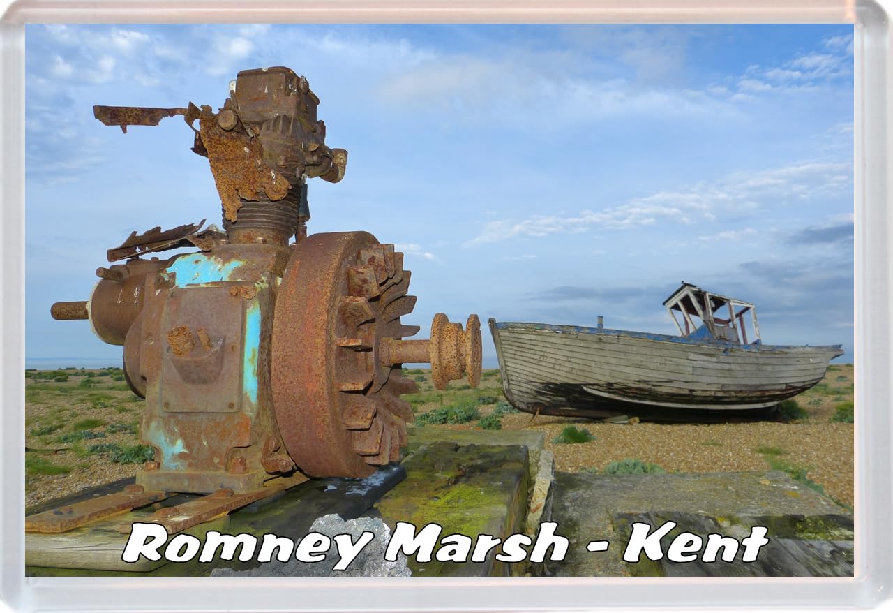 Baked Bean Store Multicolor Romney Marsh - Kent - 96 X 67Mm Jumbo Fridge Magnet/Magnets Bbsfhm719