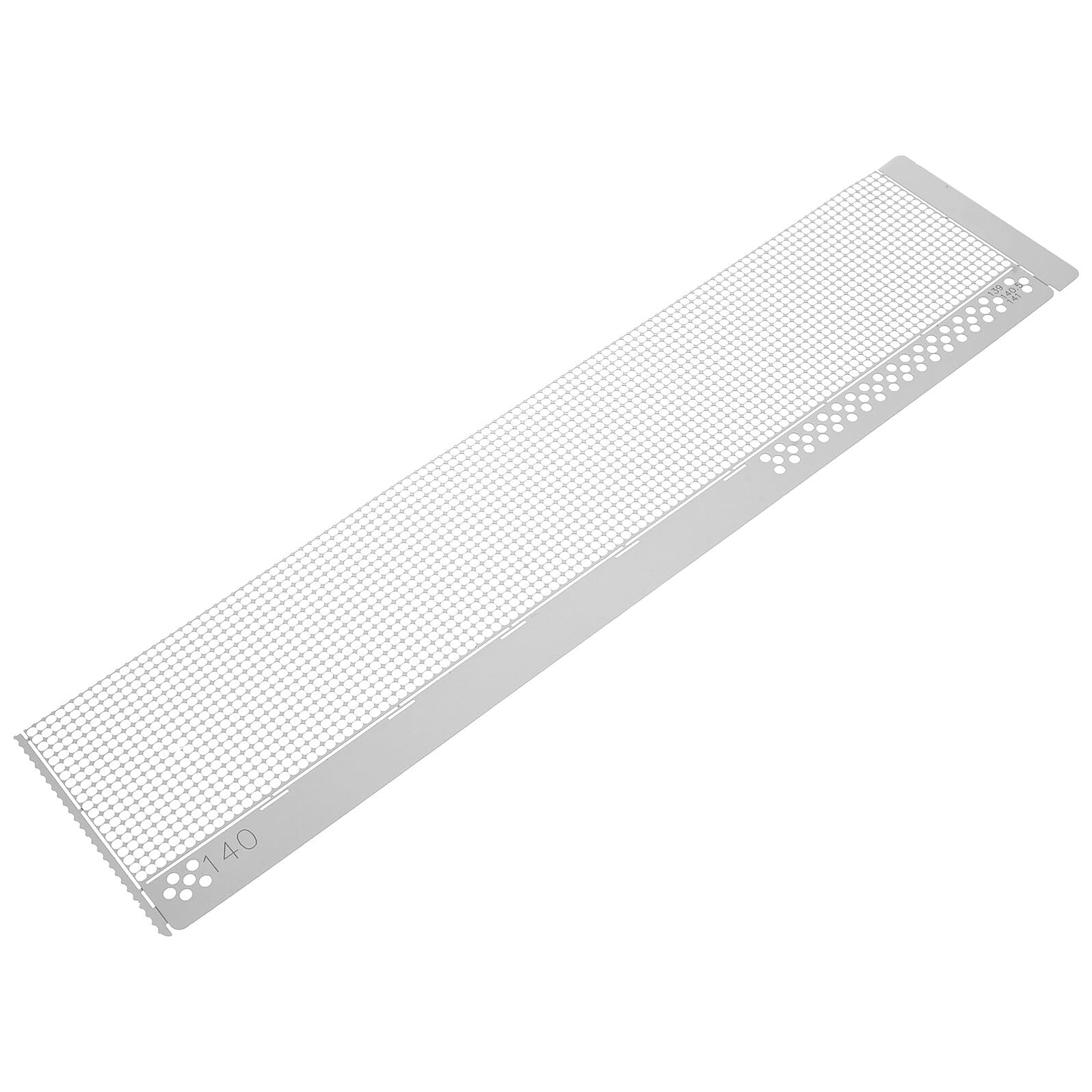 Regla de acero inoxidable con 2200 cuadrículas para pintura de gemas 5D