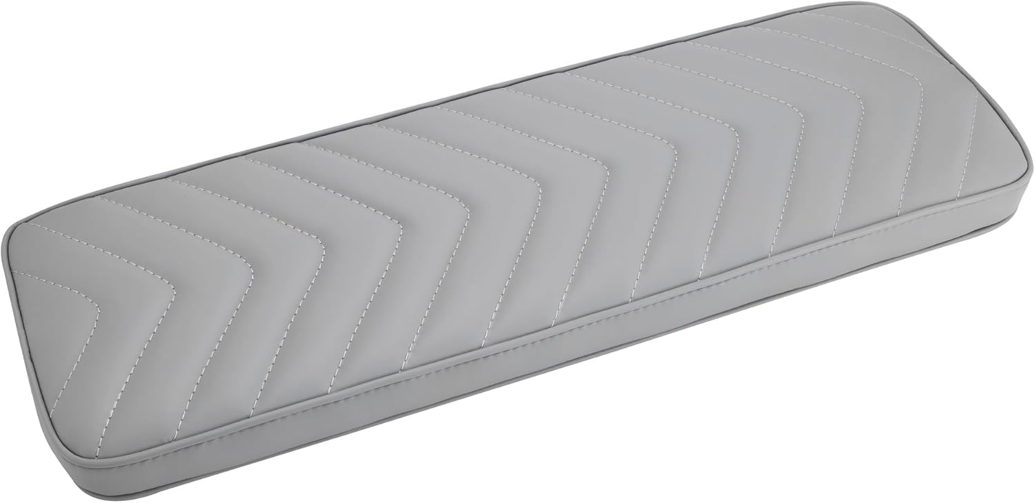 noval arm rest manicure board for pedicure chairs - 9x27 inch luxurious pu leather hand rest, easy to clean & non-slip, salon-ready design for long hours use (grey)