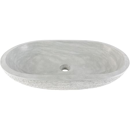 wohnfreuden 70 cm SteinWaschbecken aus Sandstein AufsatzWaschbecken