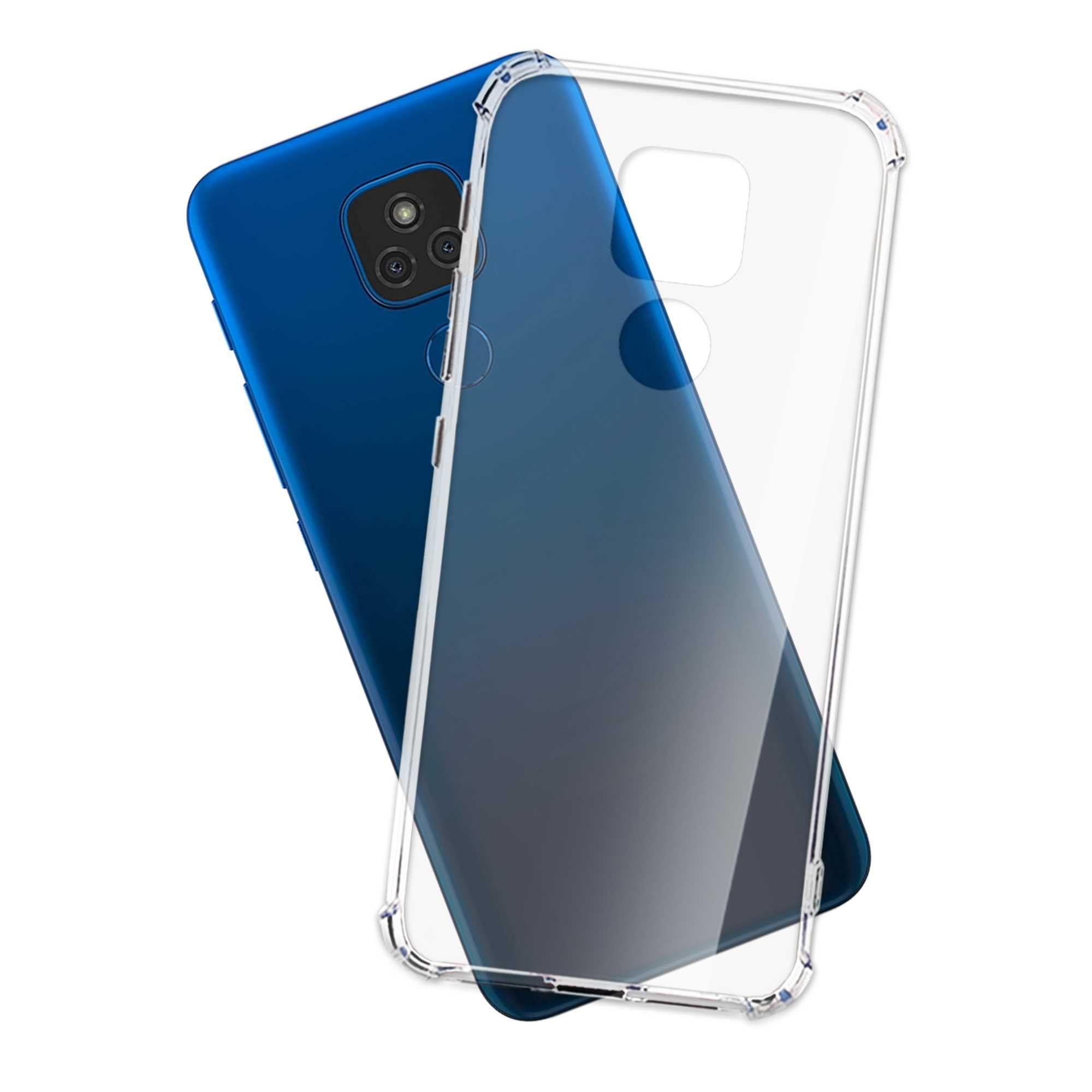 AICEK Compatible con Motorola Moto E7 Power / E7i Power/Lenovo K13 Cover, Trasparente Silicone Custodia per Moto E7 Power Cover Protettiva Molle di TPU Bumper Case Sottile