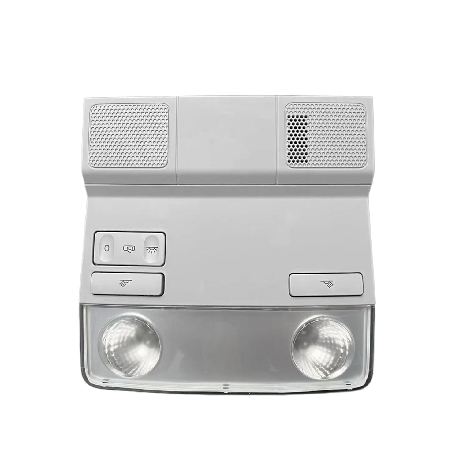 Overhead Console Light 56D947105 Grey Front Dome Light Reading Lamp Without Sunroof Switch Fit for Passat B6 Fit for Golf 5 6 Sunroof Switch Console(Grey Color)