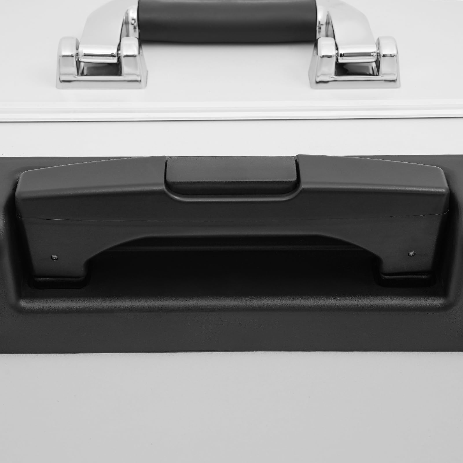 Pilotenkoffer Alukoffer mit Rollen, 48,5 x 39 x 23 cm | Abschließbar, Teleskopgriff, Für Büros und Geschäftsreisen, Aktenkoffer-Fach