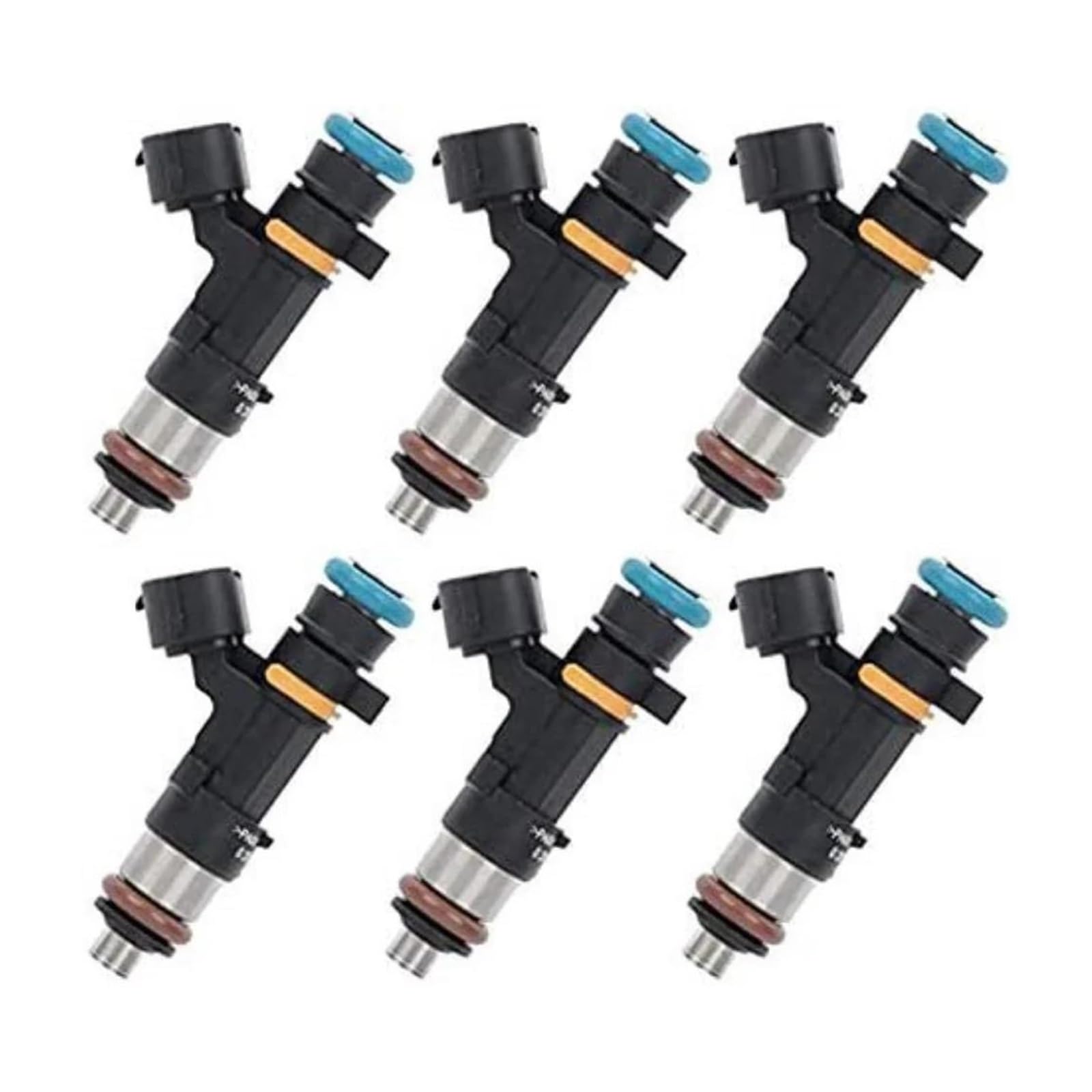 Zynther 6Pcs Automotive Fuel Injectors 0280158042 16600-Cd700 Fuel Injectors For Fx35 M35 G35 V6 3.5L