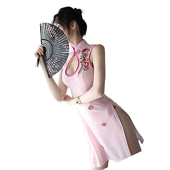 Amazon | チャイナドレス セクシー チャイナ服 白 ランジェリー