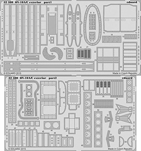 Eduard OV-10A/C Exterior 1:32 détails en laiton gravé ultra précis pour KH32004
