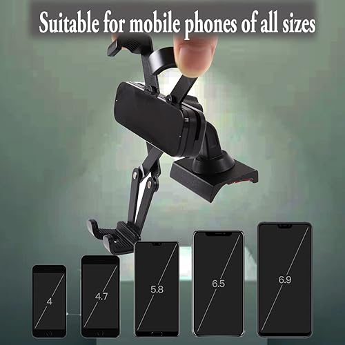 Miniatura 6 de CHEAYAR Soporte para teléfono de automóvil, Tacoma, para todos los teléfonos móviles, clip para tablero, compatible con Tacoma 2015 2016 2017 2018