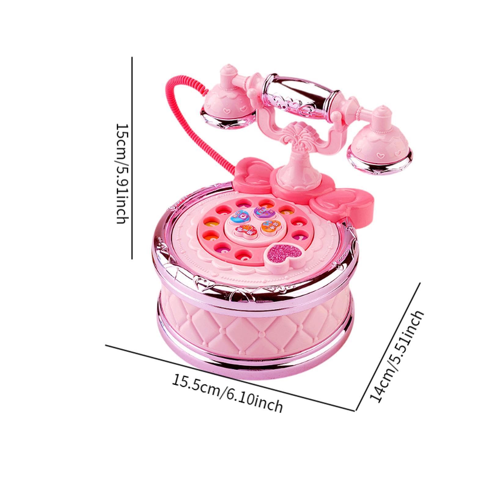 Telefono Interattivo per Bambini, Ideale per Il Gioco di Immaginazione, Rosa, Taglia unica