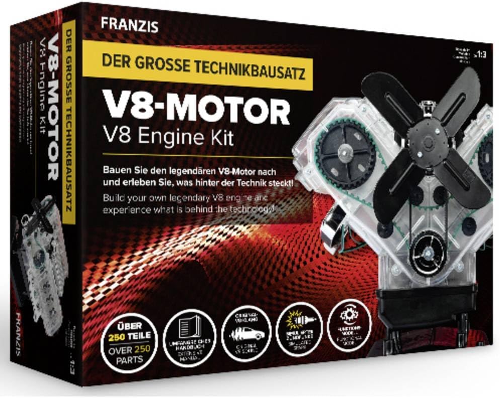 Der große Technikbausatz V8-Motor: Baue den legendären V8-Motor nach und erlebe was hinter der Technik steckt!