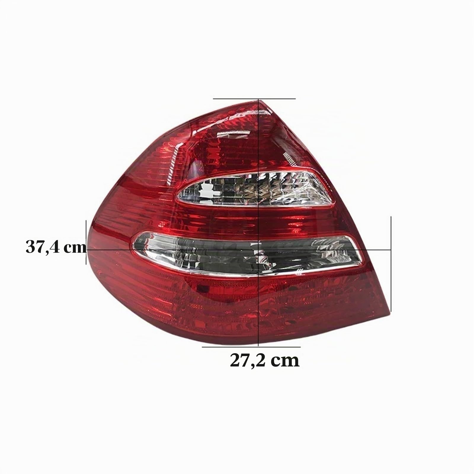 Rücklichter 2 Stück passend für 03–07 für Mercedes für Benz E-Klasse W211 Rückleuchten, alte Rückleuchten ohne 2118200364(2pcs with)