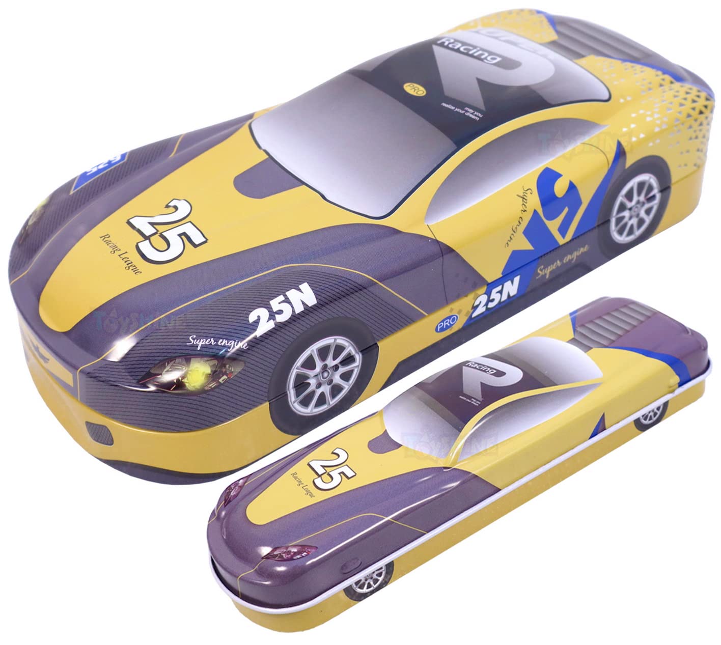 See full amazon price history chart for Toyshine 2 in 1 Super Car Metal Pencil Box with Moving Wheels, Detailed Exterior, Double Comparment for Kids - Blue Black Toyshine 2 in 1 Super Car Metal Pencil Box with Moving Wheels, Detailed Exterior, Double Comparment for Kids - Blue Black (B09RK52LW4) Amazon Price History, Amazon Price Tracker