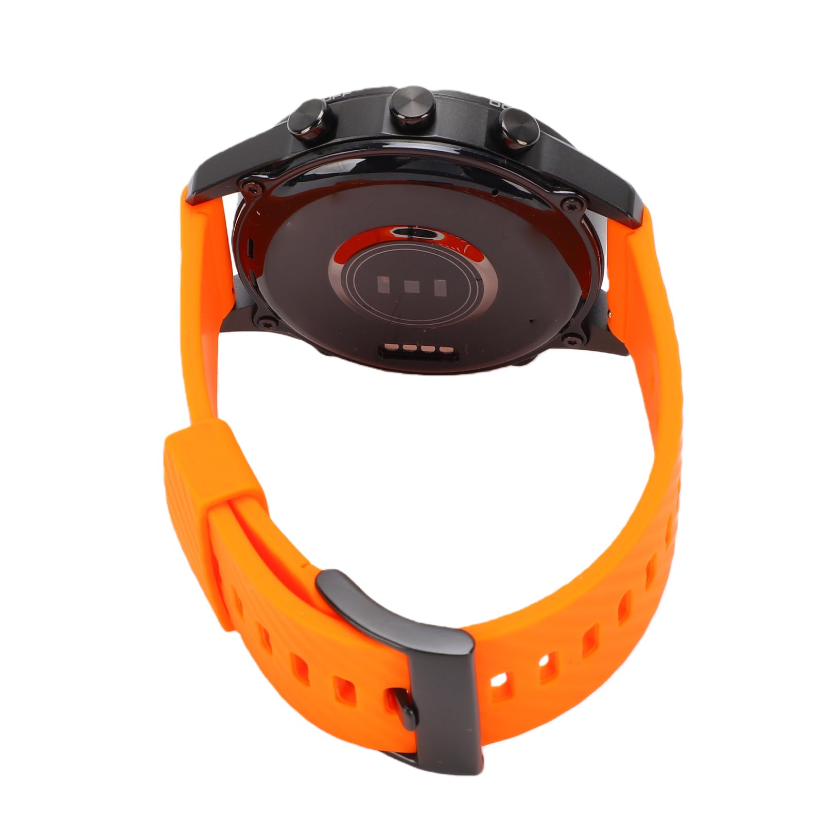 Aoresac Smart Watch Fitness Tracker Orologio Sportivo Navigazione GPS Chiamate BT Frequenza Cardiaca Monitoraggio del Sonno Mappa Offline Bussola Altimetro con Batteria per Uomo Donna (+Arancio)