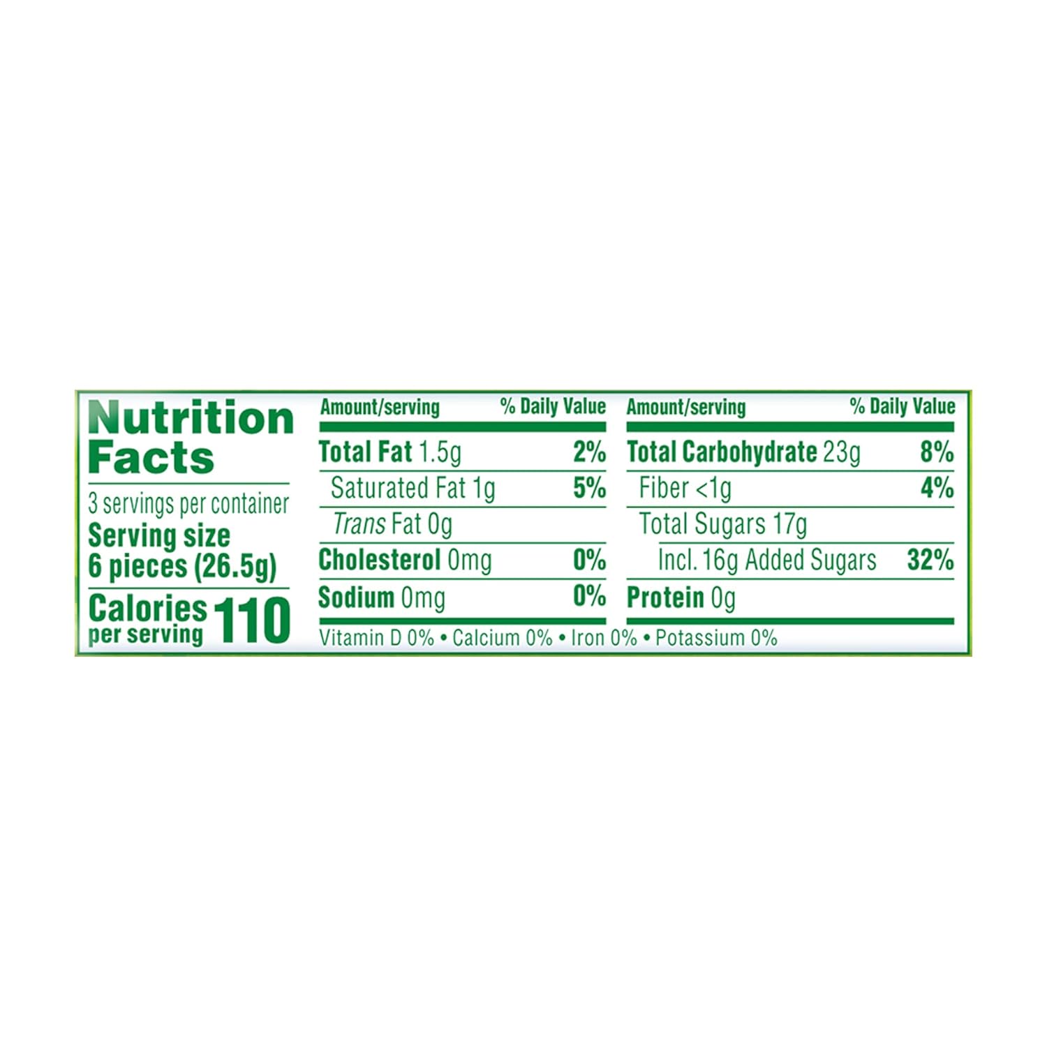 Mamba Sour Fruit Chews Candy, 18 Pieces (Pack of 24)