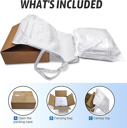 Miniatura 5 de Toldo de repuesto de 13 x 13 pies para tienda de campaña desplegable, protección UV, impermeable y resistente al viento, para jardín al aire libre,