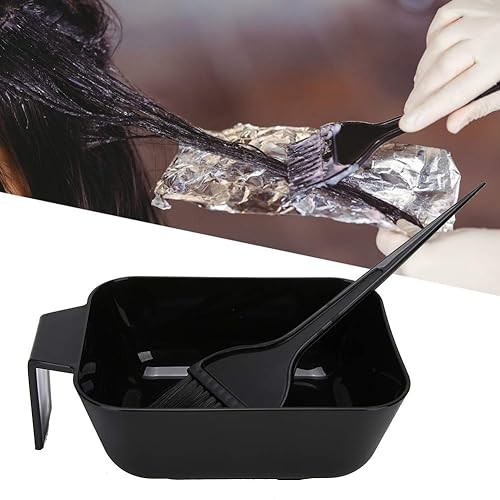 Miniatura 4 de Juego de 2 tazones y cepillos de color de cabello, tazón de mezcla de tinte para el cabello, cepillo de tinte para el cabello, cuenco y cepillo para