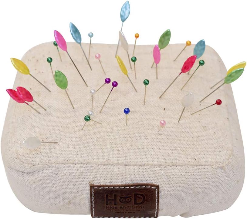 Hide & Drink, Pincushion/Quilting/Sewing/Needle/Dressmaker/Seamstress/Tailor, Handmade Includes 101 Year Warranty :: Manta