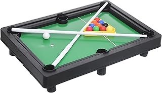 Boxed Billiards Set: Portable Mini Pool Table Game for Family Entertainment