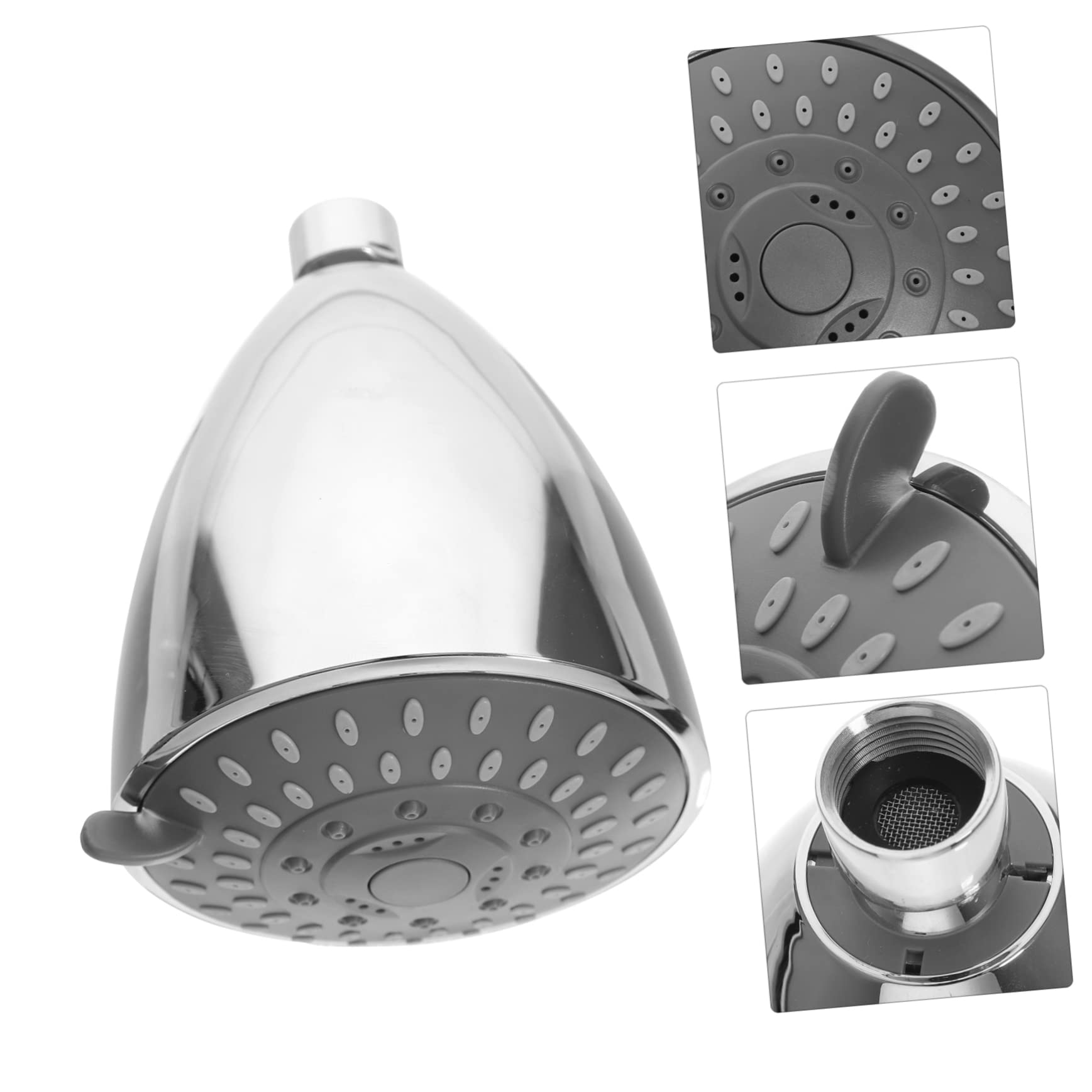 Garneck Addolcitore per Acqua Dura in Materiale ABS con Doccia Filtrata Filtro per Acqua da 6 Pollici Filtro per Acqua A 15 Stadi