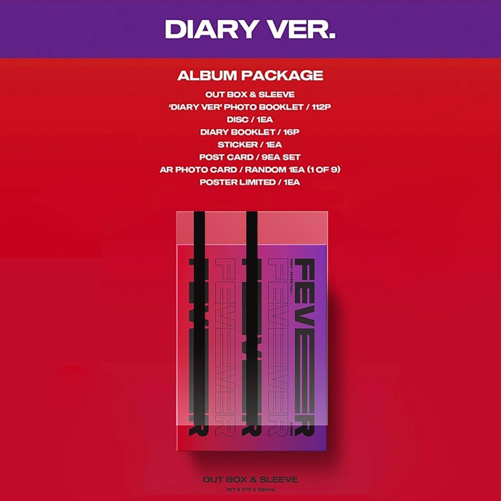 新品未開封　ATEEZ ZERO :FEVER PART.1  DIARY jp.ktown4u.com : ATEEZ - [ZERO : FEVER Part.1] (PLATFORM Ver
