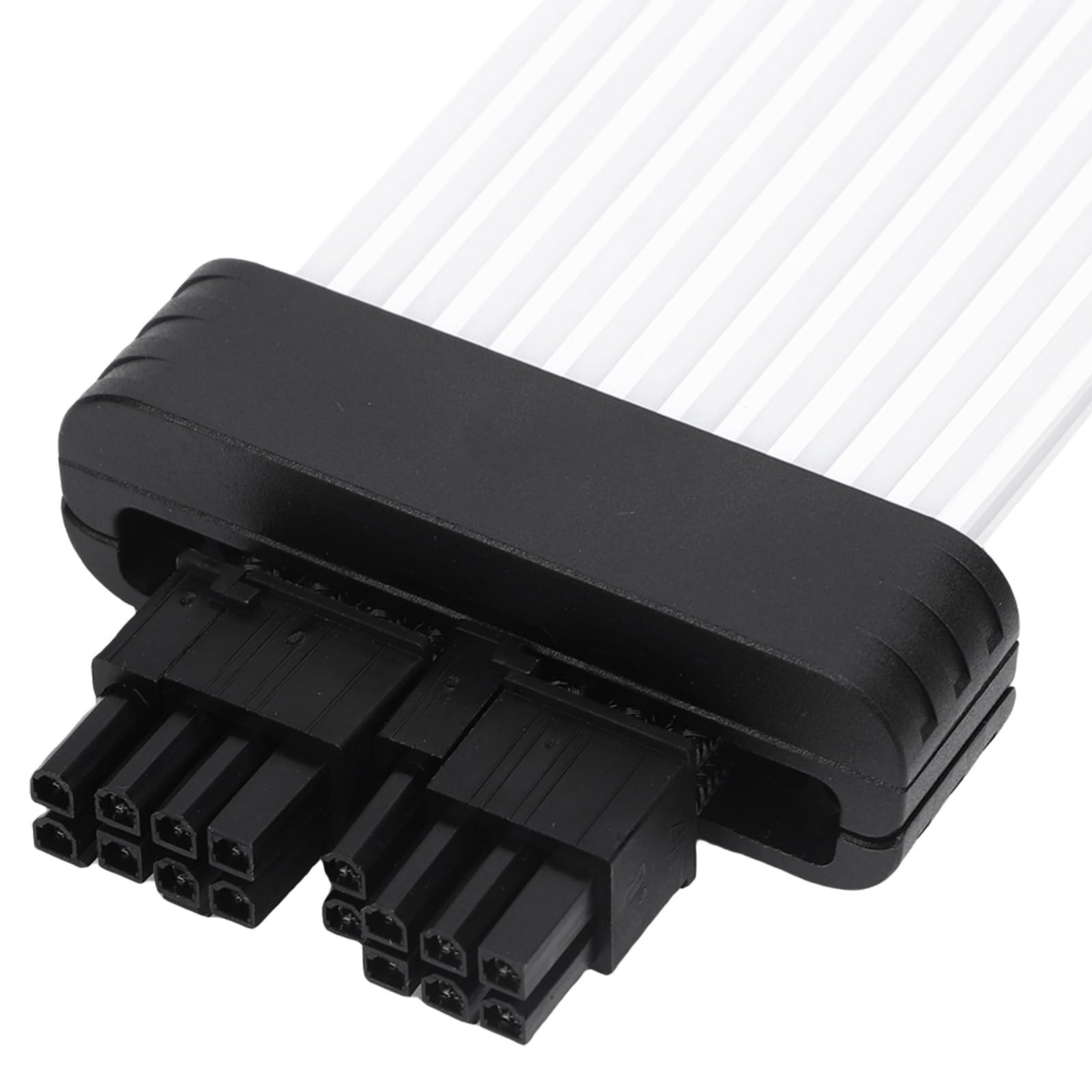 Aramox Cavo PSU ARGB Corda Intrecciata in Silicone Cavo GPU ARGB 120 LED 5V Sincronizzazione Striscia di Luce Al Neon per Scheda Grafica 2x8 Pin Custodia PC Illuminazione per Configurazione di Gioco