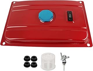 Autoparts 3.9 Gallon Universal Generator Gas Fuel Tank with Valve Chrome Cap 15L 3000W Replacement for EC2500 EC2500-S
