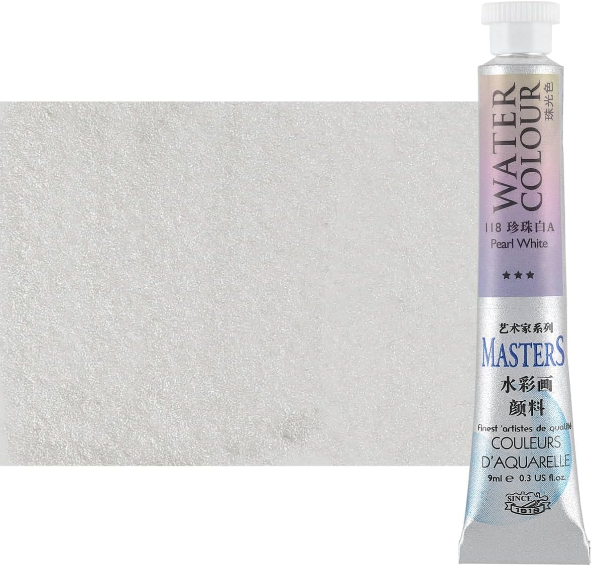 Marie's Masters Quality Watercolor Paint - Grayscale, 9 mL (Set of 6) - Concentrated Color, Pure Pigments, High Lightfastness Ratings