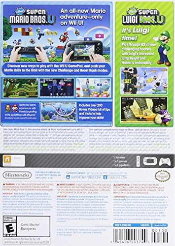 New Super Mario Bros U New Super Luigi U 2 Pack Wii U Nintendo Wii U Video Games Amazon Ca