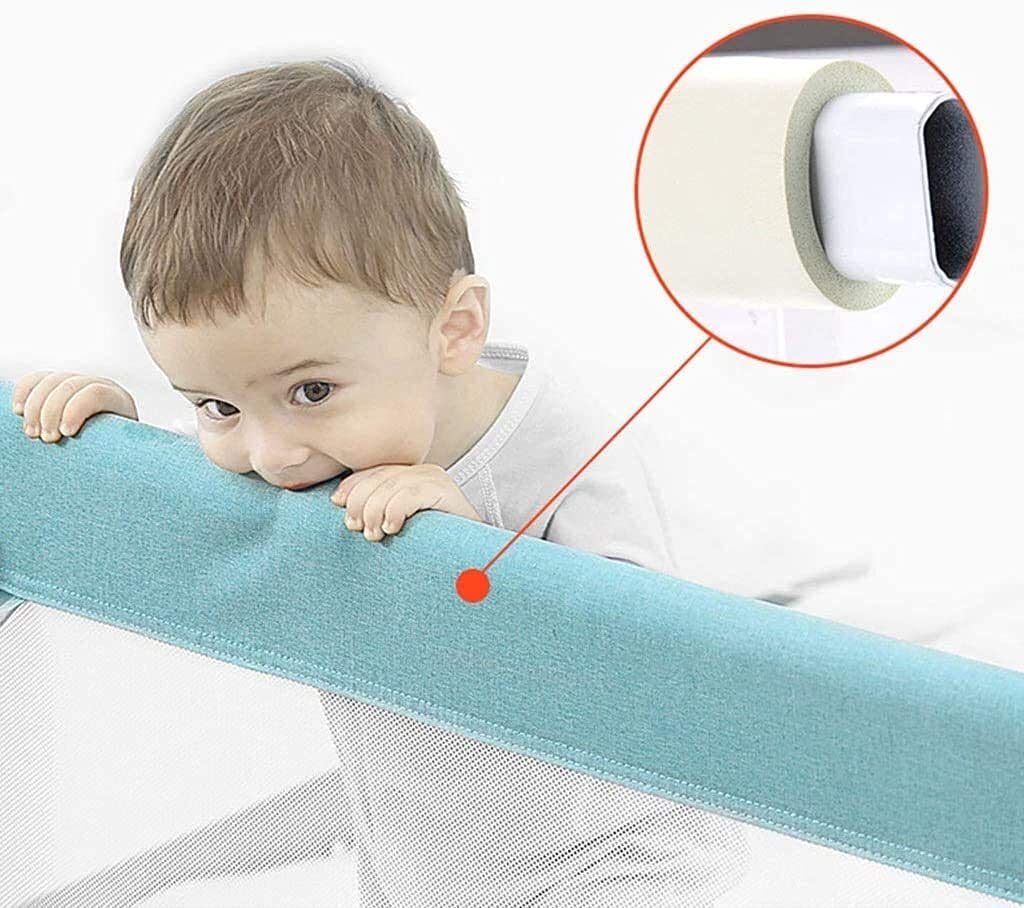 Parque para bebés Valla para bebés Barandilla de Cama para niños Barandilla de Cama anticaída Botón Doble para bebés Seguridad Infantil Bafle de cabecera Anticolisión Juguete Antic