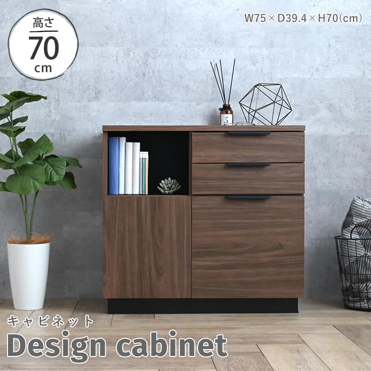 民芸家具 和製ヴィンテージ チェスト 引出し2杯 開き扉 サイドボード