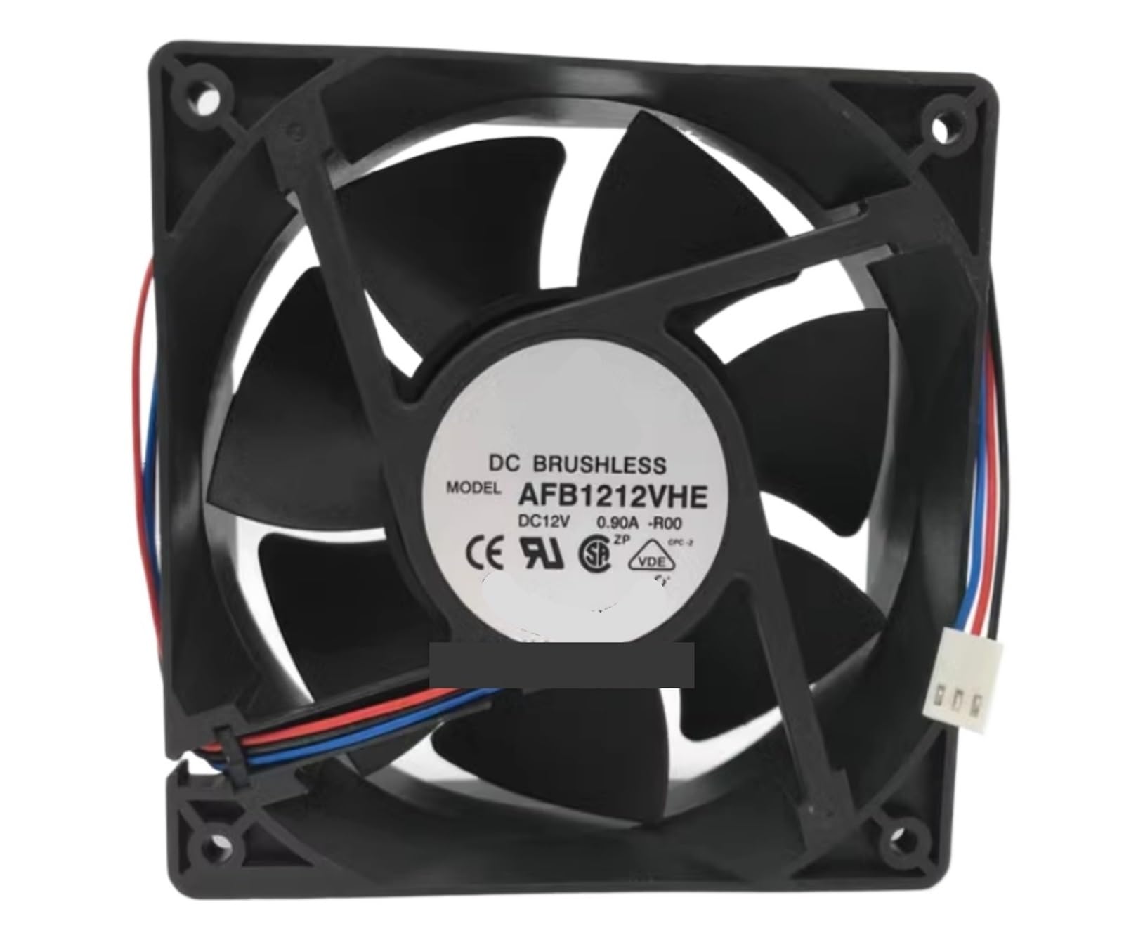 Ventilateur AFB1212VHE 12V 0.90A de 12cm avec connecteur 3 fils pour boîtier