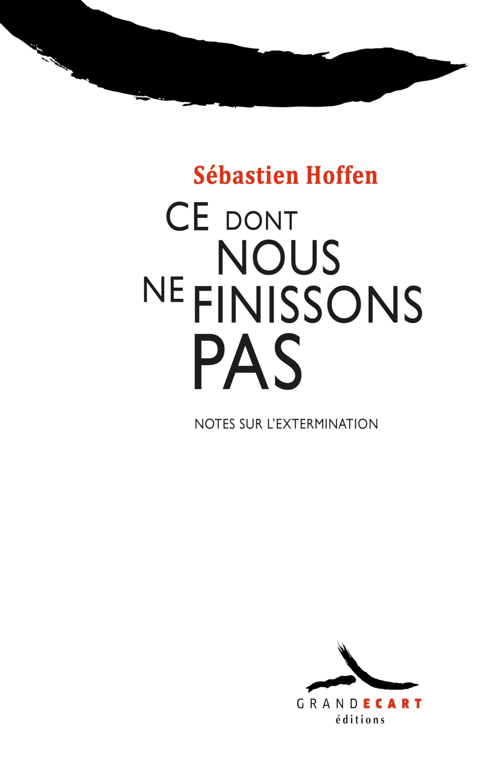 Ce dont nous ne finissons pas: Notes sur l'Extermination