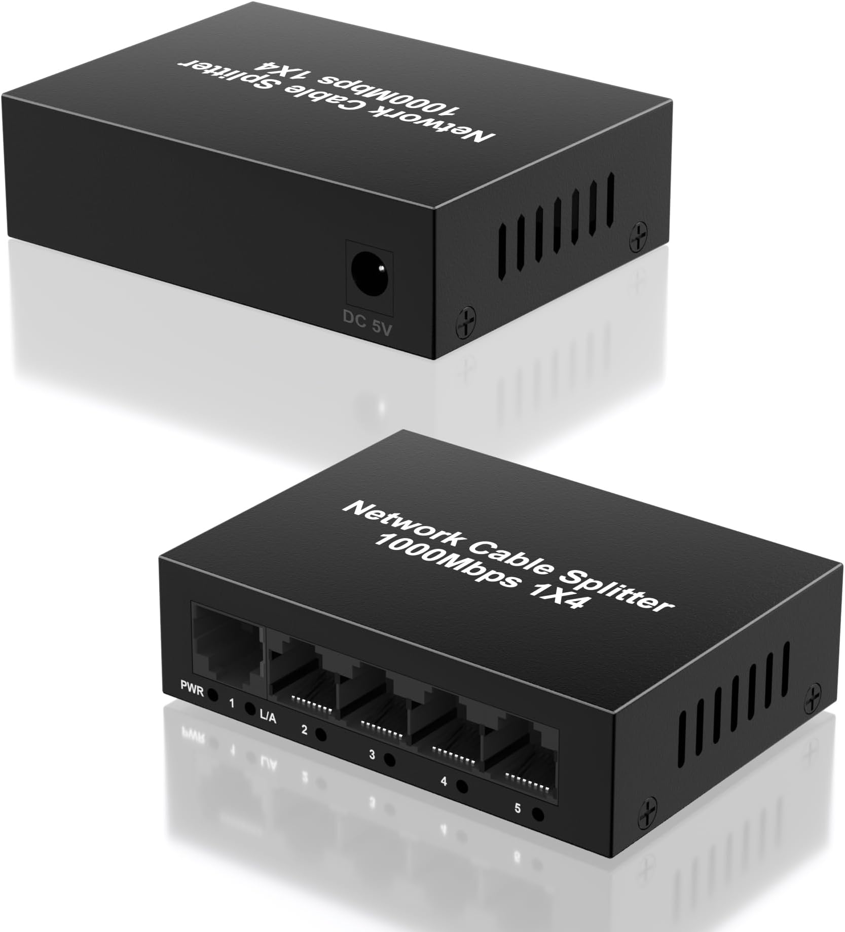 Switch RJ45 4 Ports Gigabit, 1000Mbps Hub 1 à 4 Sorties
