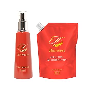 Amazon | Hairmore-ヘアモア- スカルプエッセンス 120ml×2 (2個