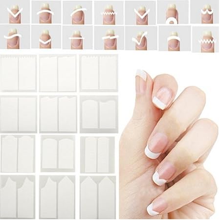 Amazon Skyhhm ジェルネイル フレンチネイル フレンチガイドシール ネイル ガイド テープ ネイル デコ用 フレンチガイドテープ シール ジェル フレンチネイルシール24タイプ ネイルアートパーツ デコ 24枚セット Skyhhm シール ステッカー 通販